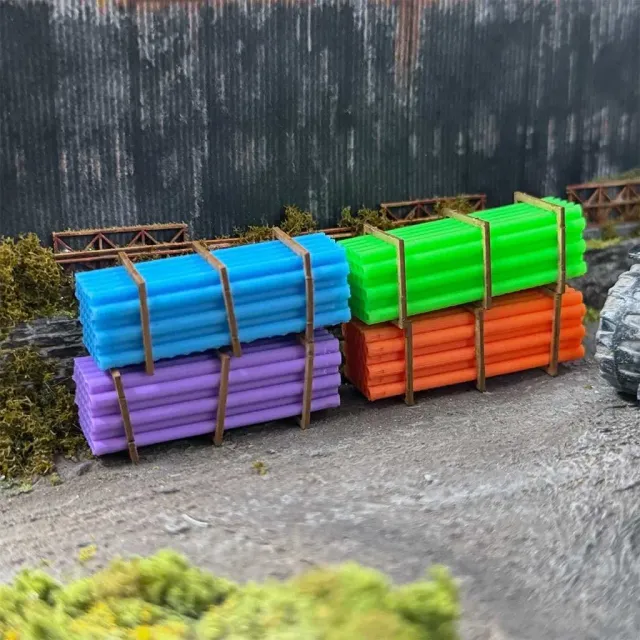 Scale Model Scenery AX201-OO trubky svazky 4 ks