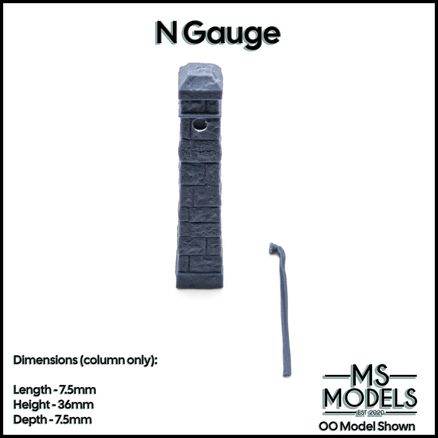 MS Models Stone Water Column kamenný jeřáb