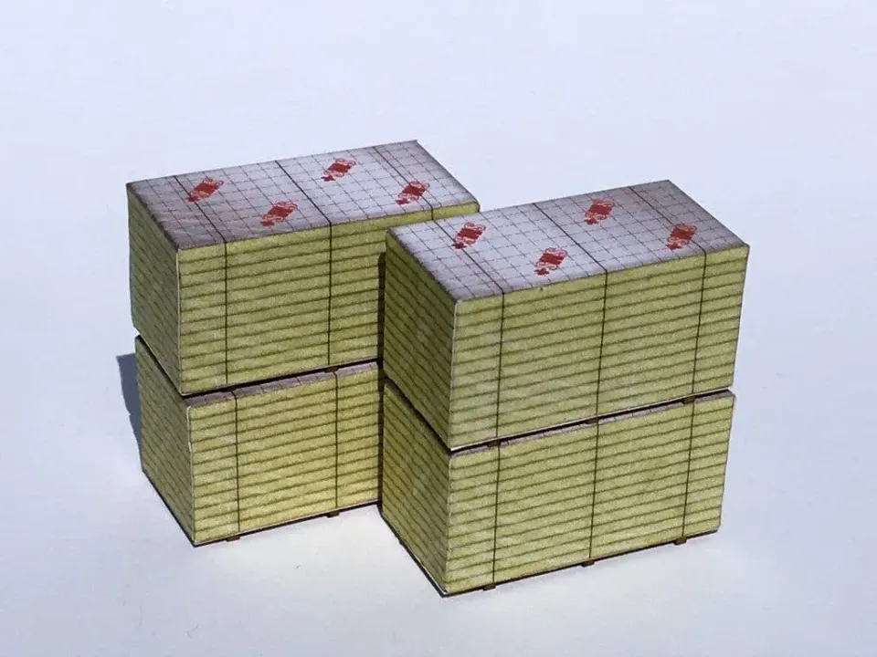 Scale Model Scenery AX036-OO izolační desky na paletách 4 ks