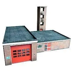 Scale Model Scenery KX011-OO hasičská stanice stavebnice