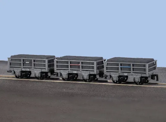 Peco GR320 vozy na břidlici OO-9 3ks šedé