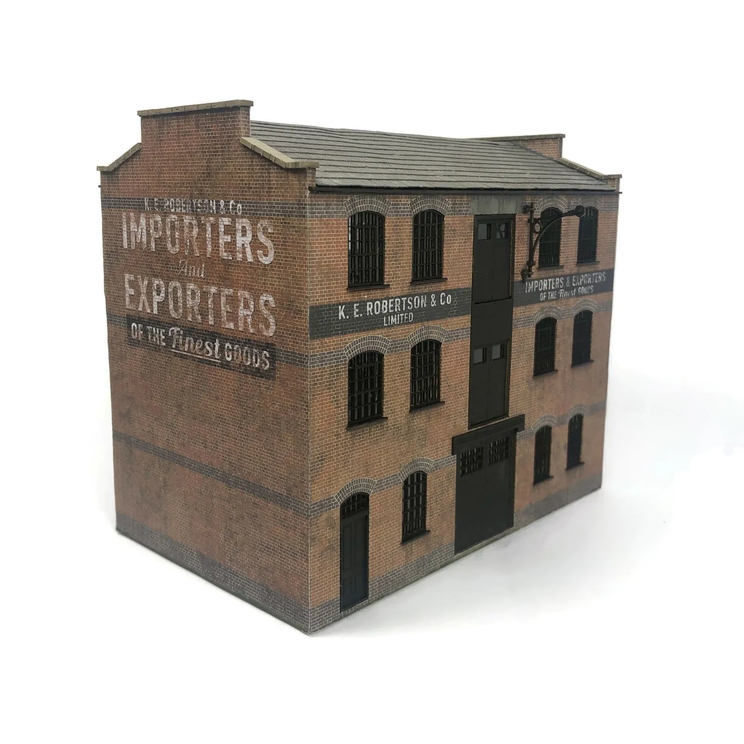 Scale Model Scenery KX090-OO Robertson's Bonded Warehouse sklad