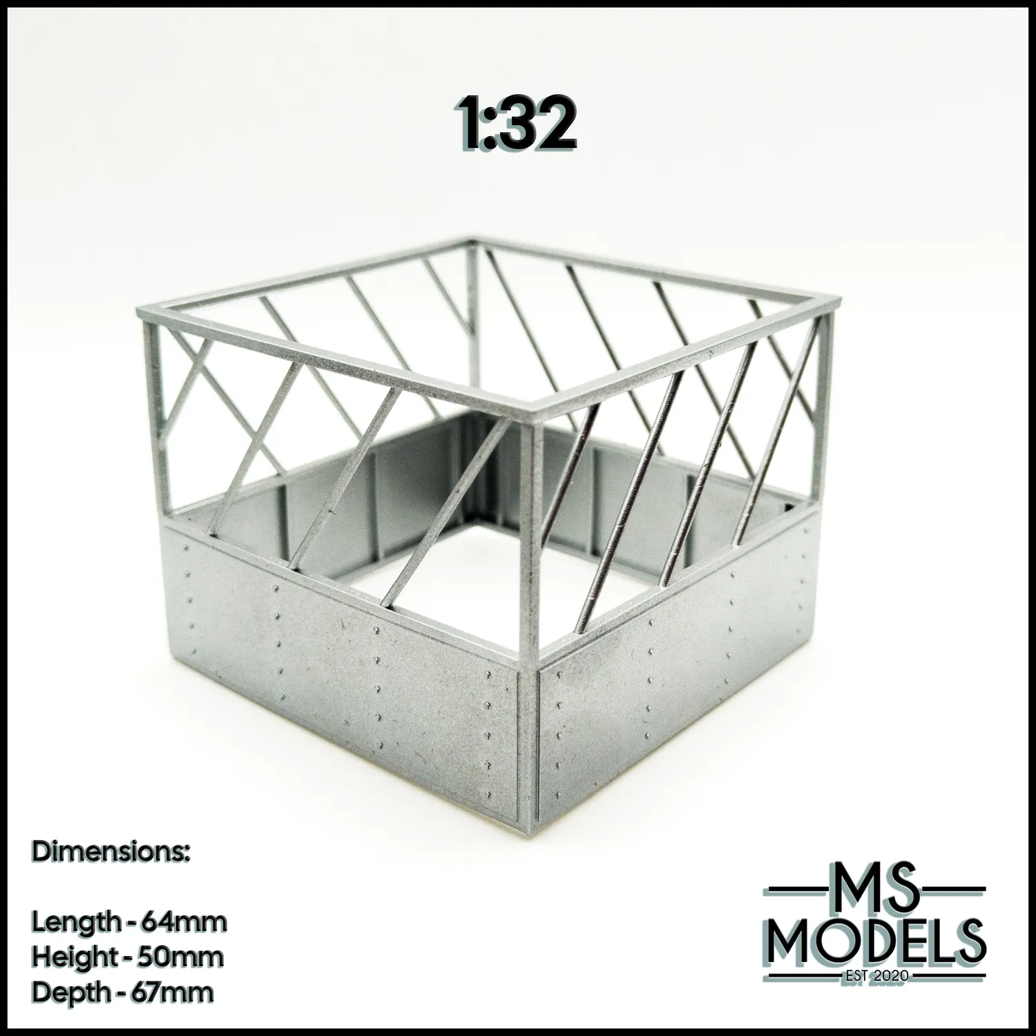 MS Models 7ft Square Feeder krmítko na balíky