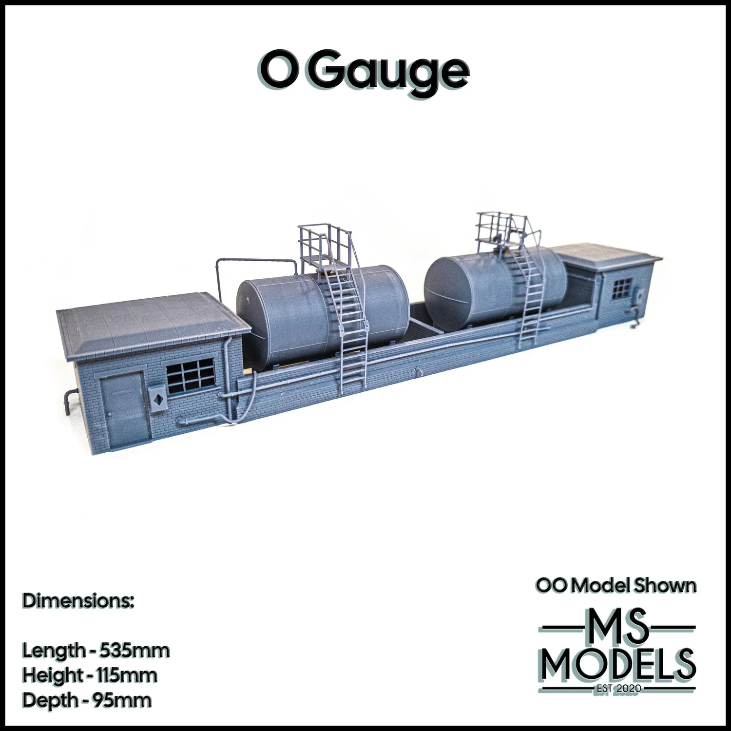 MS Models Buxton TMD Fuel Storage Depot stavebnice palivová