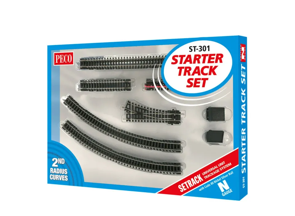 Peco Setrack ST300 startovací sada kolejí N Code 80