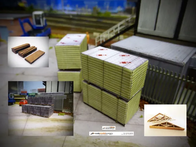 Scale Model Scenery SMS-BP8 staveniště sada OO/H0