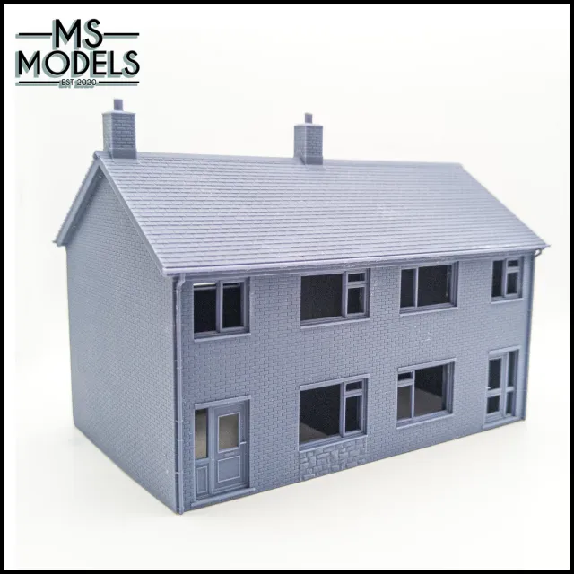 MS Models Brick Semi-Detached Houses 4 modelová stavebnice