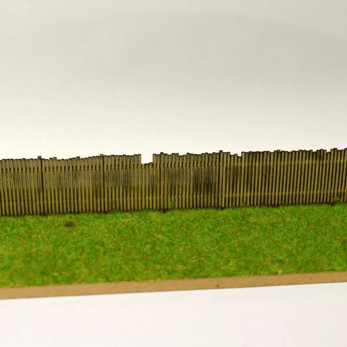 Scale Model Scenery LX077 starý dřevěný plot