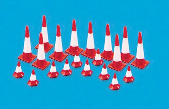 Peco Modelscene 5008 OO/HO dopravní kužely 20 ks