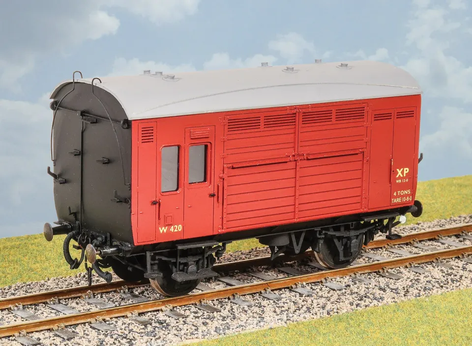 Peco PS105 vůz na přepravu koní GWR měřítko O