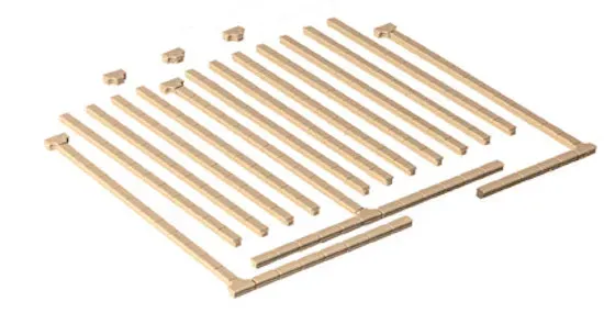 Peco Ratio 258 kabelový žlab stavebnice N