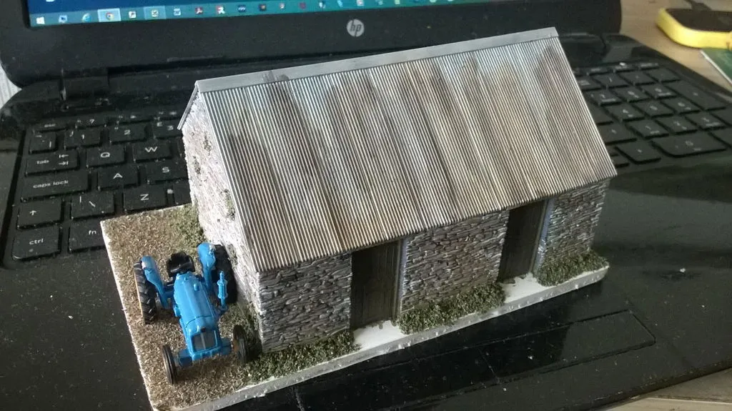 MS Models Small Stone Barn stodola kamenná