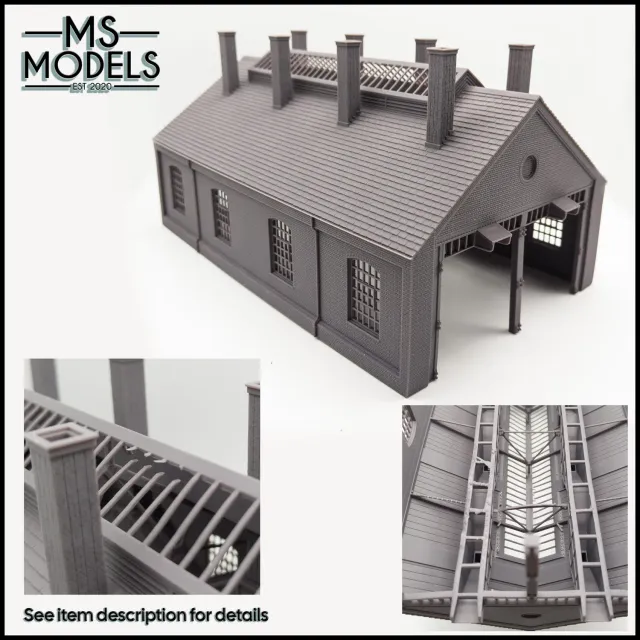 MS Models GWR Engine Shed remíza OO B grade