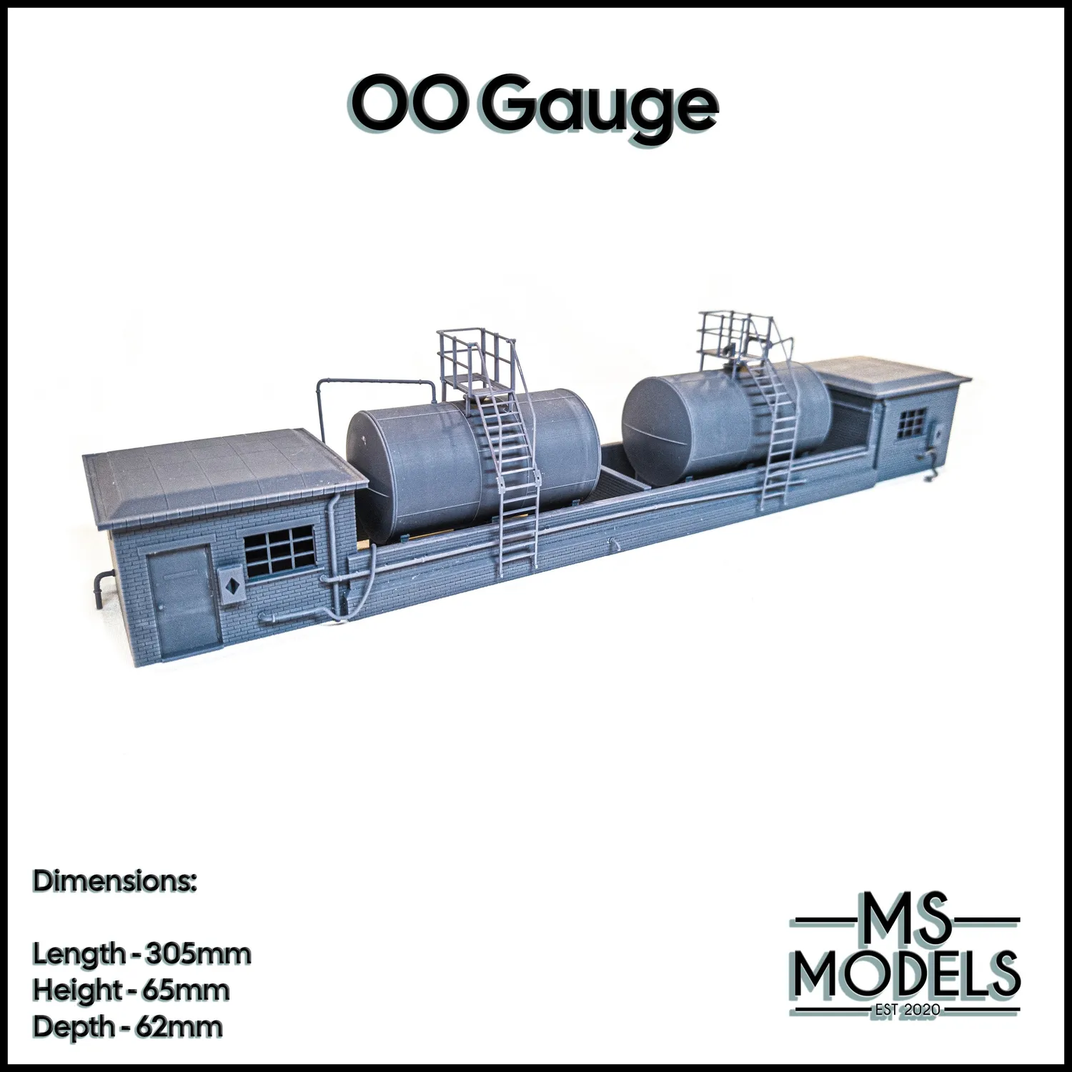 MS Models Buxton TMD Fuel Storage Depot stavebnice palivová