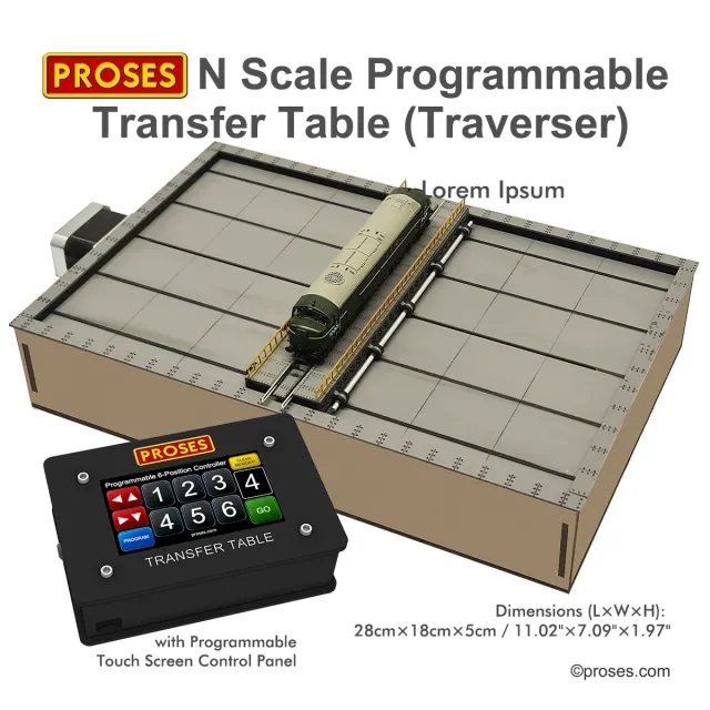 Proses 6 WAY PROGRAMMABLE TRANSFER TABLE přestavný stůl