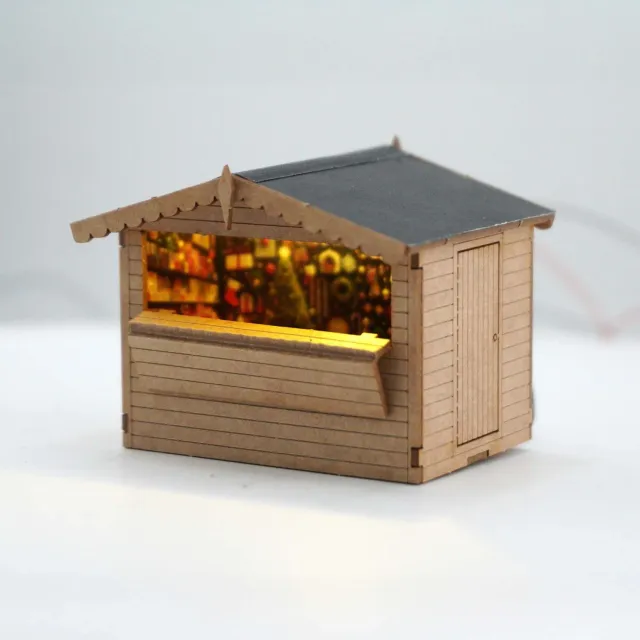 Scale Model Scenery LX578 vánoční stánek 7 interiérů