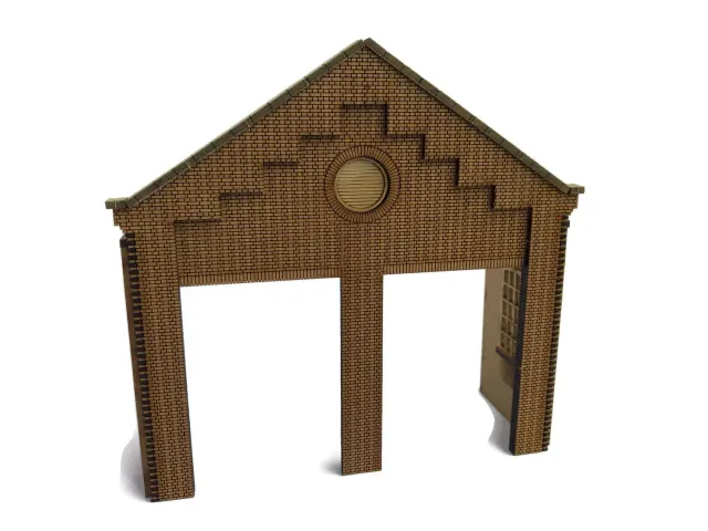 Scale Model Scenery LX225-OO nízká remíza dvojkolejná 1:76