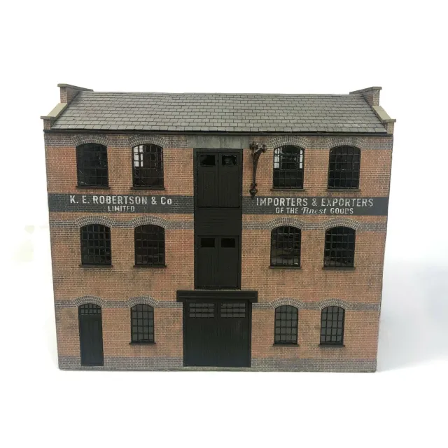 Scale Model Scenery KX090-OO Robertson's Bonded Warehouse sklad
