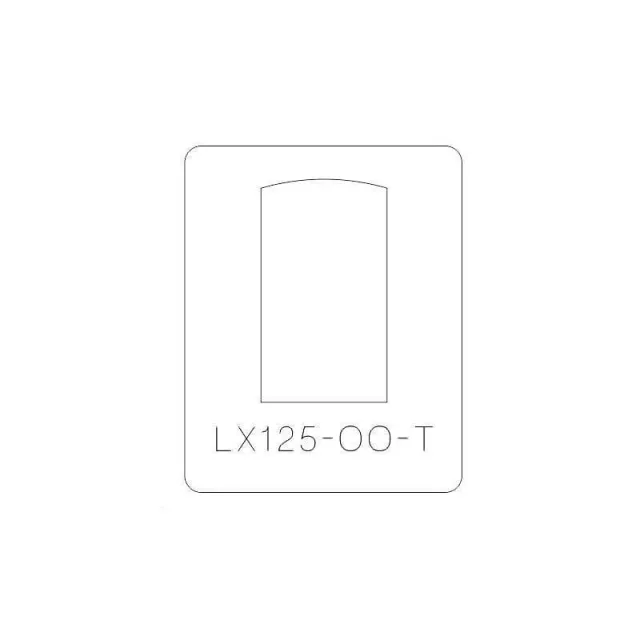 Scale Model Scenery LX125-OO-T šablona oken MDF