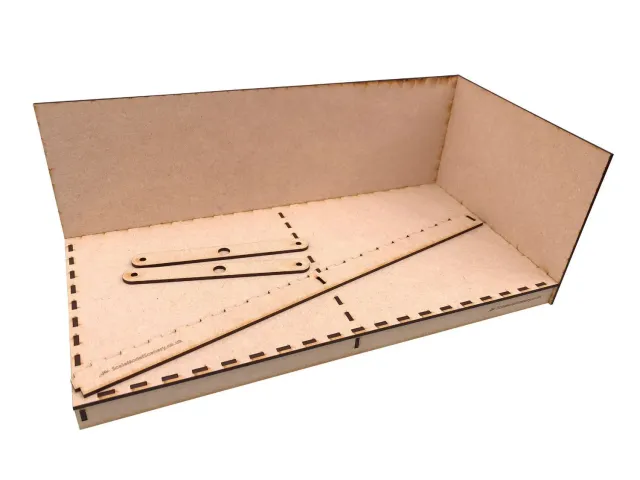 Scale Model Scenery BB012 rohová podložka 400x200mm MDF