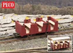 Peco OR166 dělnický vůz Penrhyn O-16.5 stavebnice
