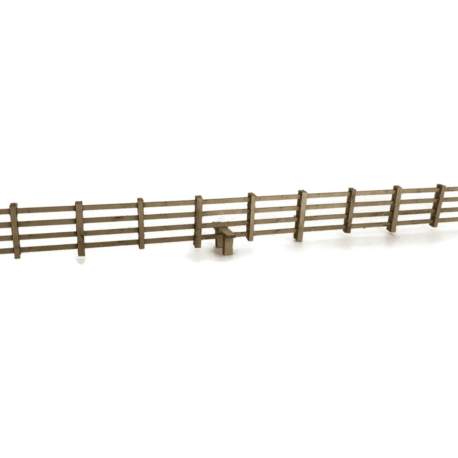 Scale Model Scenery LX236 4ft Post & Rail plot