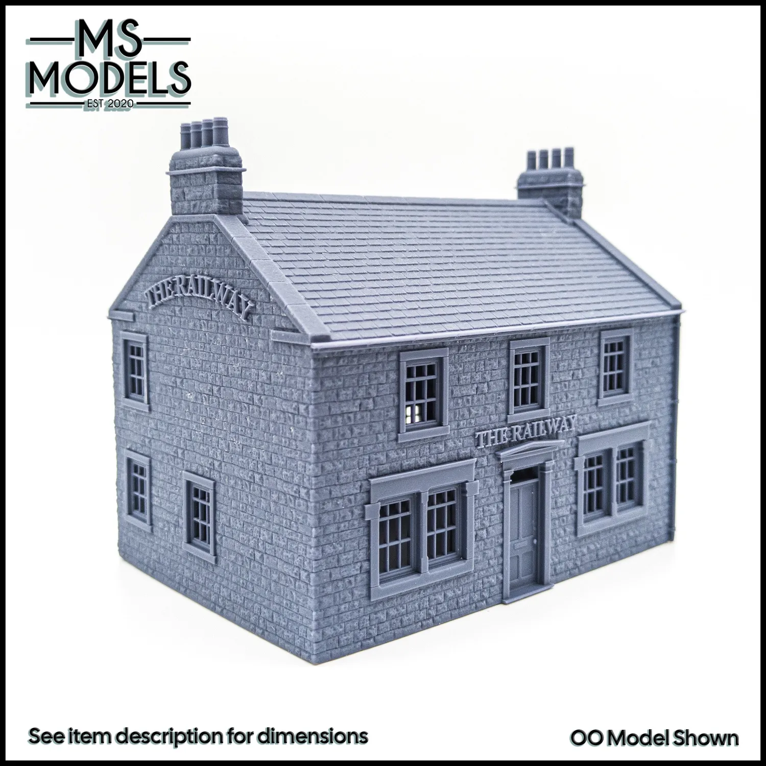 MS Models The Railway Inn stavebnice hospody