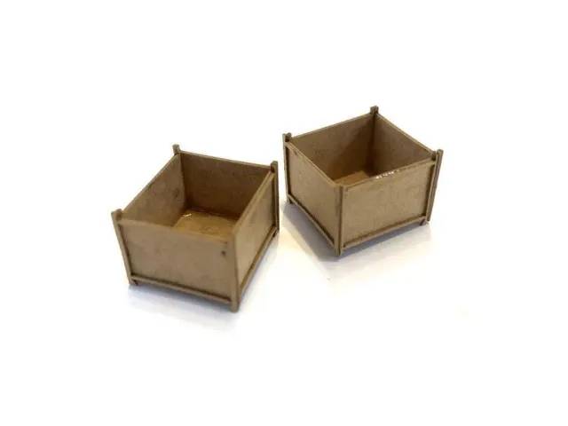 Scale Model Scenery LX187-OO přepravky plnostěnné, 8 ks