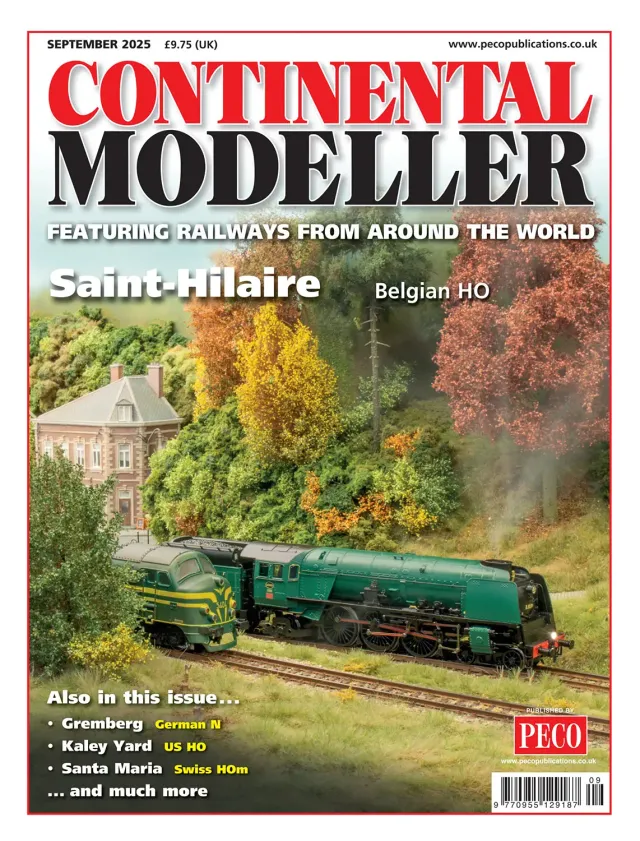 Peco Continental Modeller září 2025 Vol.47 No.9 časopis
