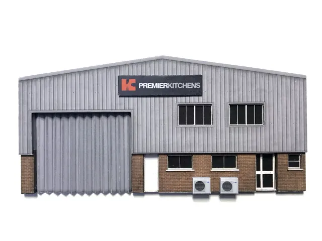 Scale Model Scenery KX060-OO Low Relief Industrial Unit budova OO