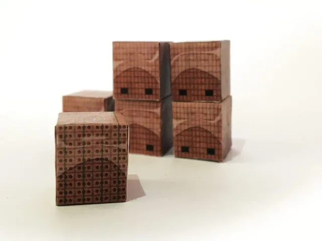 Scale Model Scenery AX030-OO paletizovaný náklad červené cihly