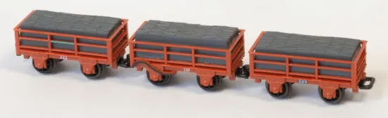 Peco GR321 břidlicové vozy OO-9 3 ks