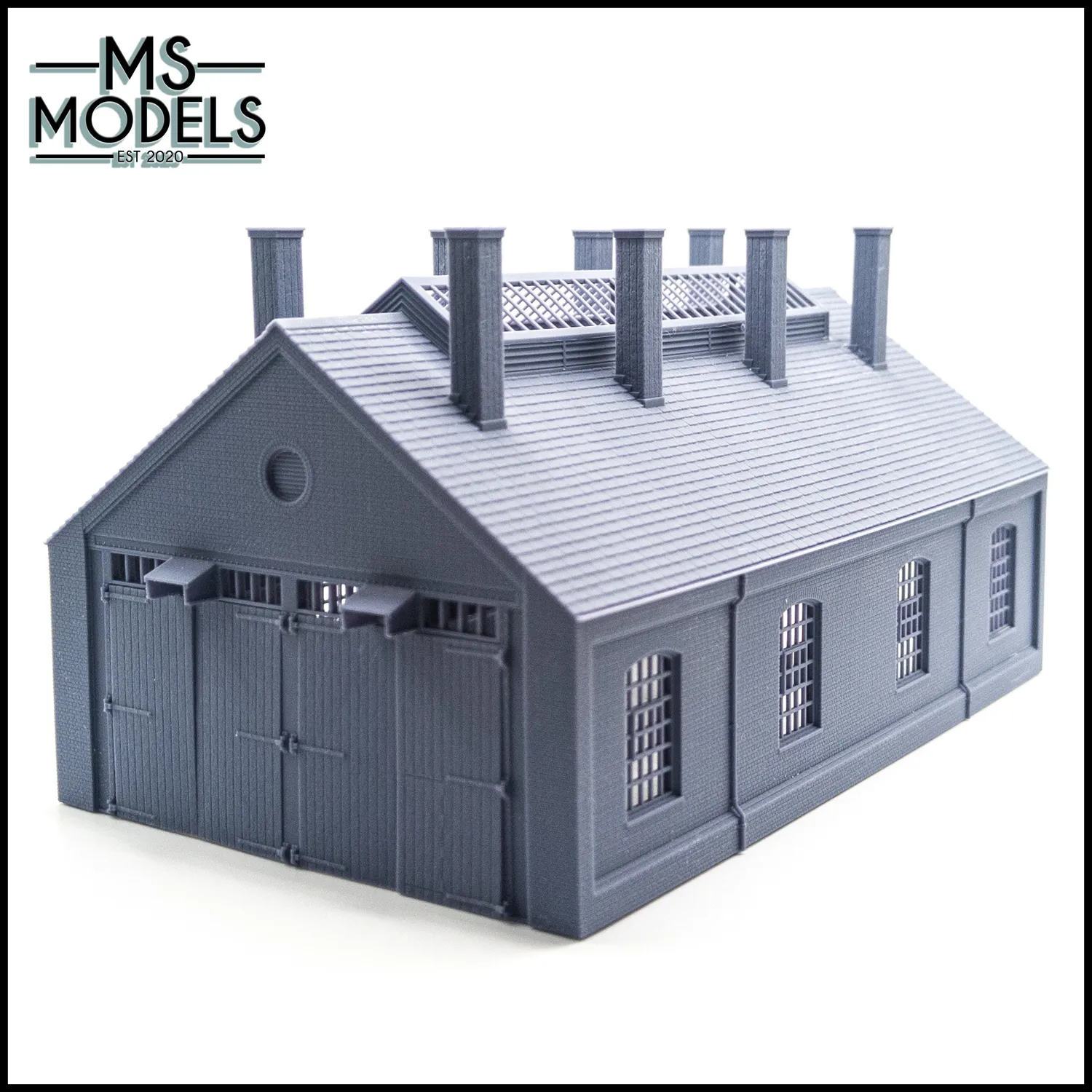 MS Models GWR cihlová dvoukolejná remíza