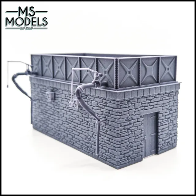 MS Models Tan-y-Bwlch Station Slate Built Water Tower vodárenská věž