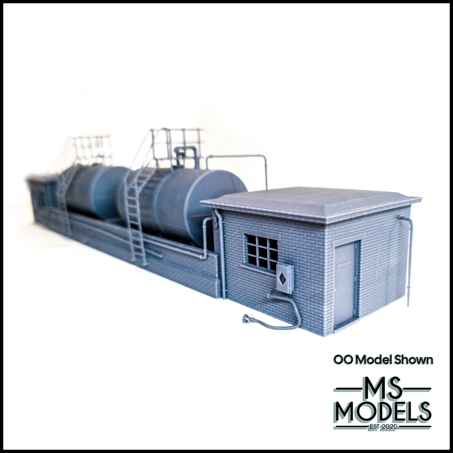 MS Models Buxton TMD Fuel Storage Depot stavebnice palivová