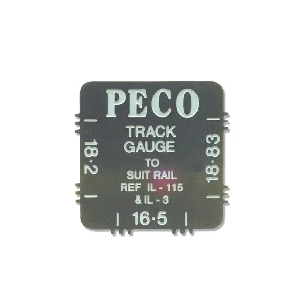 Peco IL116 rozchodka 16,5 / 18,2 / 18,83 mm