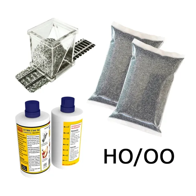Proses Ballasting Kit štěrkování HO/OO