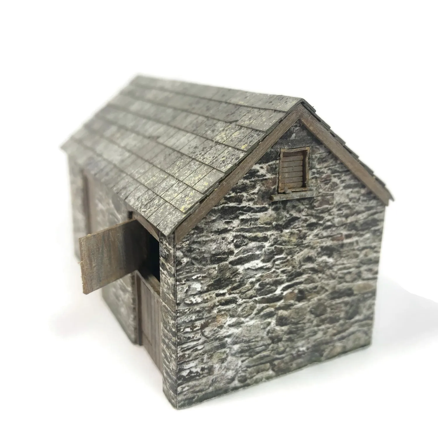 Scale Model Scenery KX085-OO Polsue stáje a sklad stavebnice