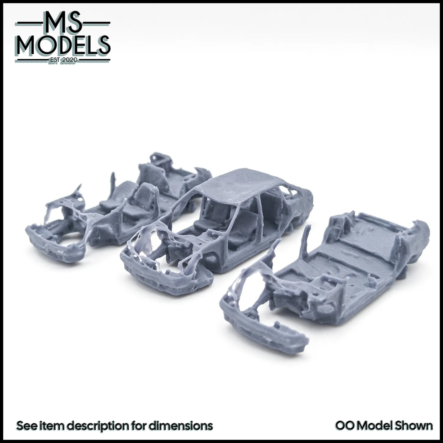 MS Models Generic Scrap Cars model aut vrak