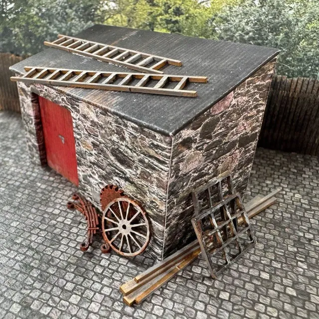 Scale Model Scenery LX567-OO harampádí ze dvora doplňky 1:76