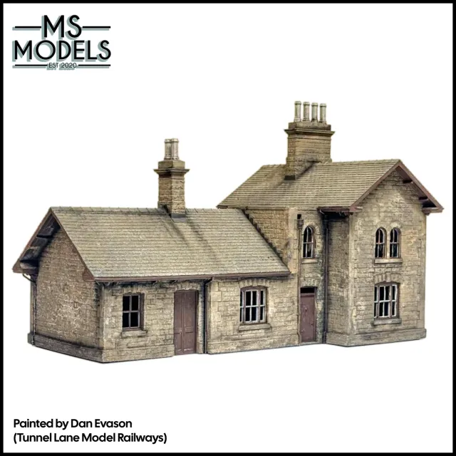 MS Models LNWR Station Building House nádražní budova