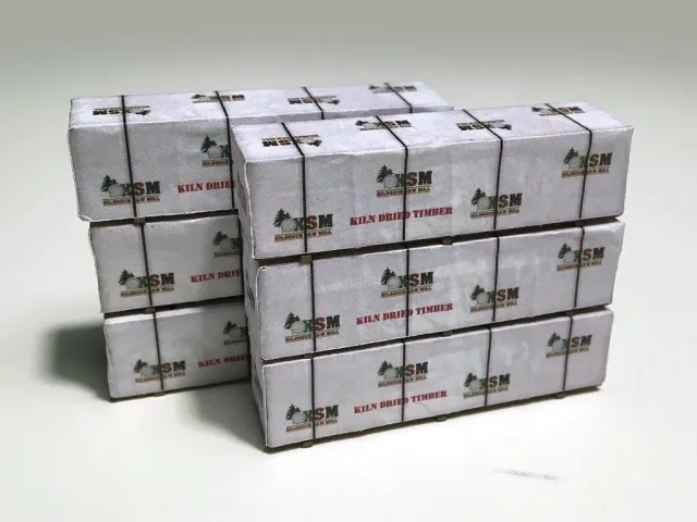Scale Model Scenery AX035-OO balíky dřeva náklad 6ks