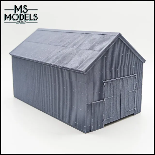 MS Models Boston Lodge Lean-To remíza vlnitá