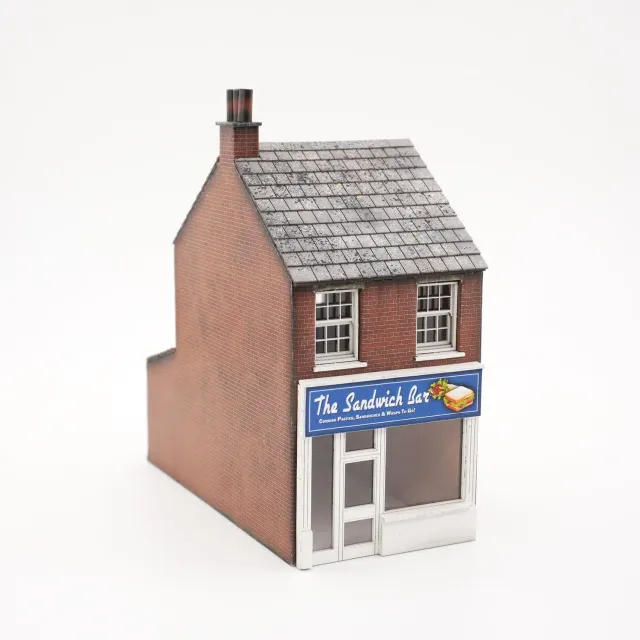 Scale Model Scenery KX119-OO Modern Terraced Shop stavebnice obchodu