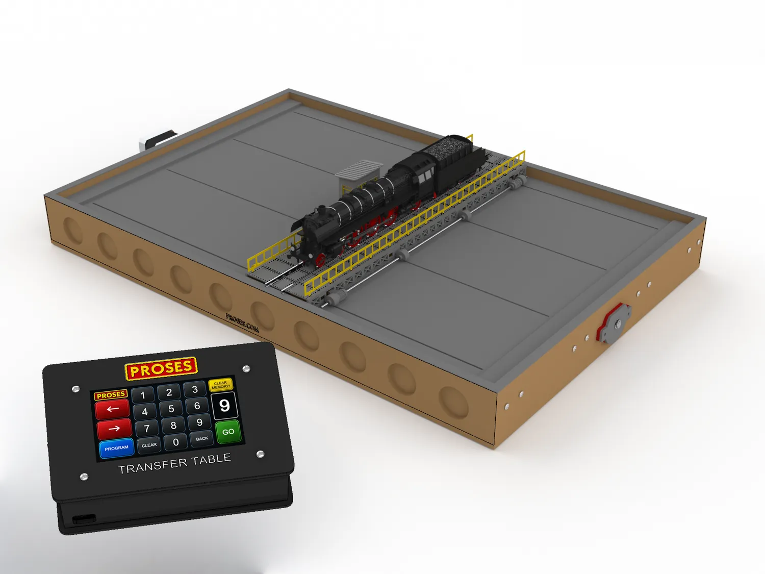 Proses 6 WAY PROGRAMMABLE TRANSFER TABLE přestavný stůl