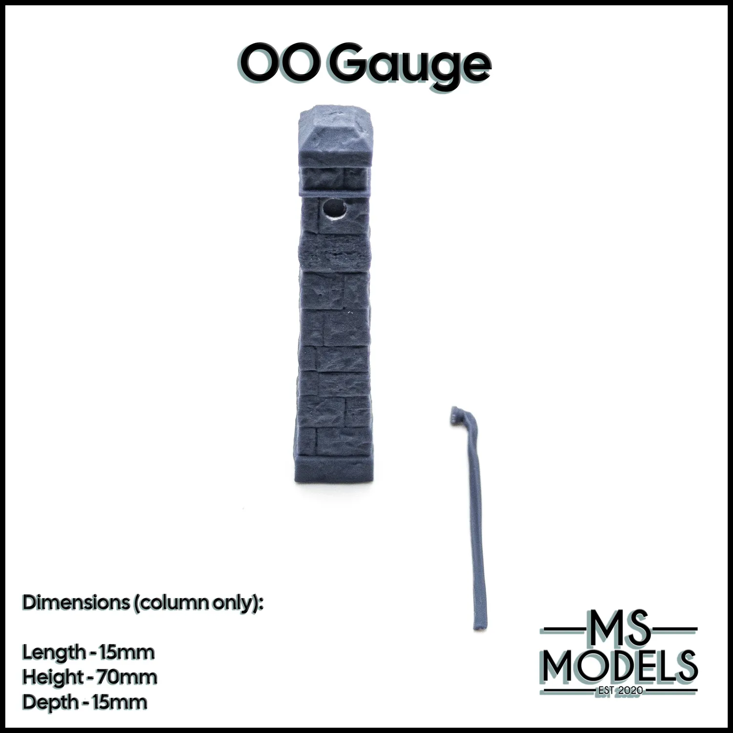 MS Models Stone Water Column kamenný jeřáb