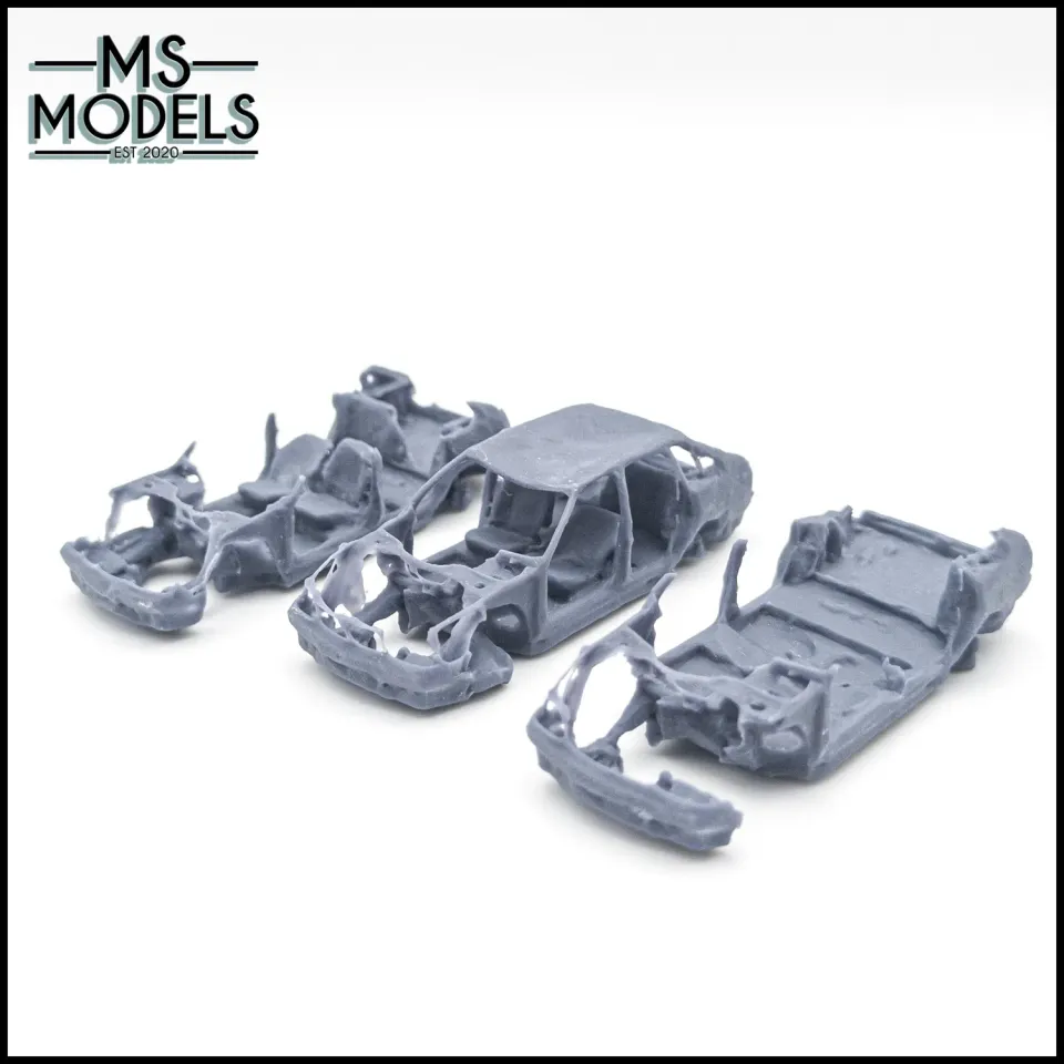 MS Models Generic Scrap Cars model aut vrak