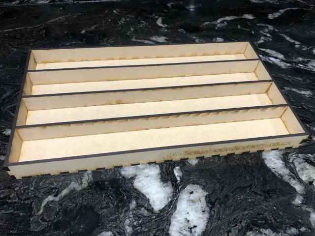 Scale Model Scenery SX007 organizér nízká přihrádka 4 díly