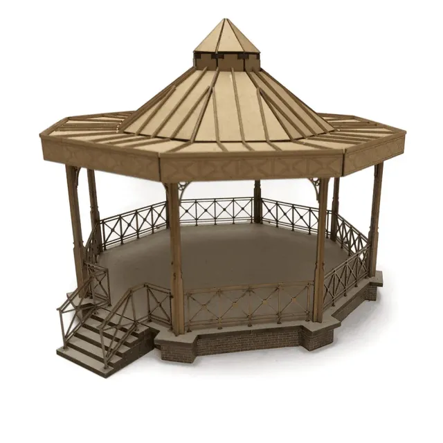 Scale Model Scenery KX045-OO Bandstand altán OO 1:76 laserboard