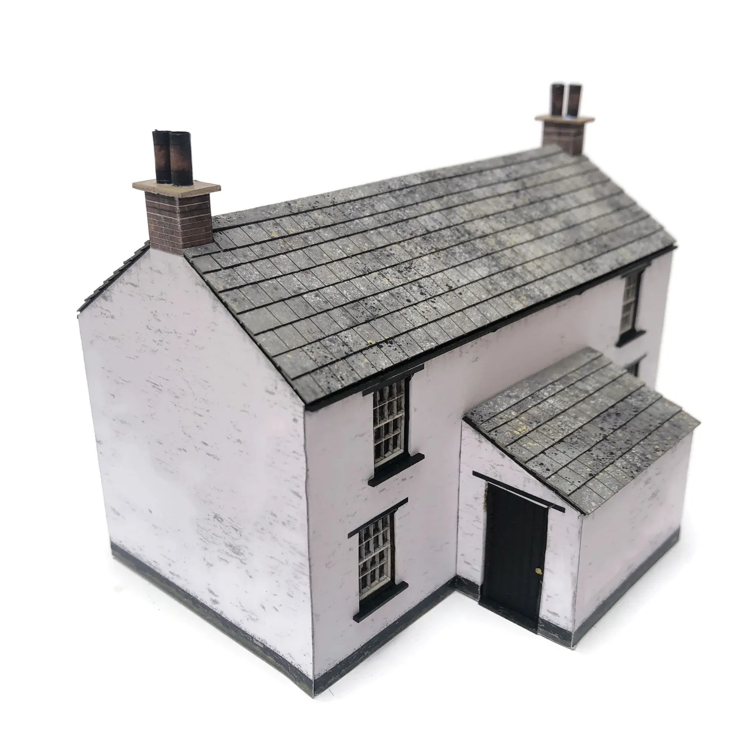 Scale Model Scenery KX074 Dylington Workers Cottages domky